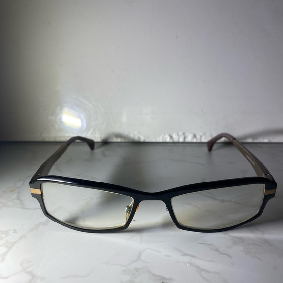 One Eight  Dark Brown polished Frame Reading Eyeglasses - Picture 2 of 4